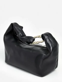 Amanda shoulder bag leather, black