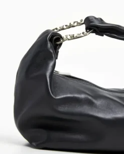Amanda shoulder bag leather, black