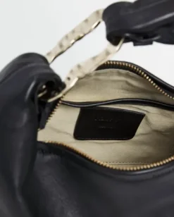 Amanda shoulder bag leather, black