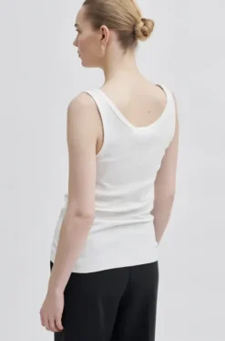 Ambra toppi, valkoinen