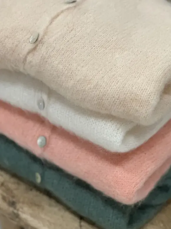 Americandreams - Cornelia mohairneuletakki, almond