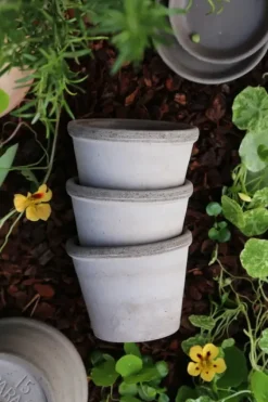 Bergs Potter - ruukku Parade RAW Grey, Ø 13 cm