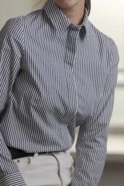 Cami kauluspaita luomupuuvillaa, dark navy