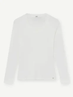 Camille pitkähihainen t-paita, valkoinen