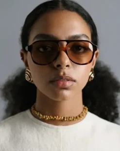 Corlin - Gelo aurinkolasit, tortoise - cinnamon