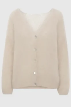 Cornelia mohairneuletakki, beige