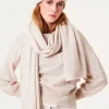 Davida - iso cashmerehuivi, light beige