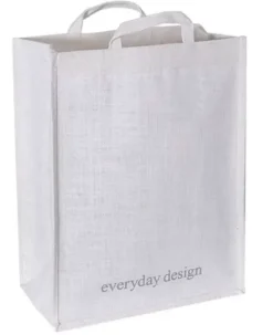 Everyday Design - Helsinki juuttikassi, luonnonvalkoinen