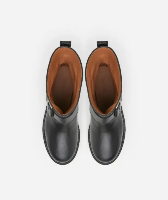 Flattered - Anine saappaat nahkaa, musta