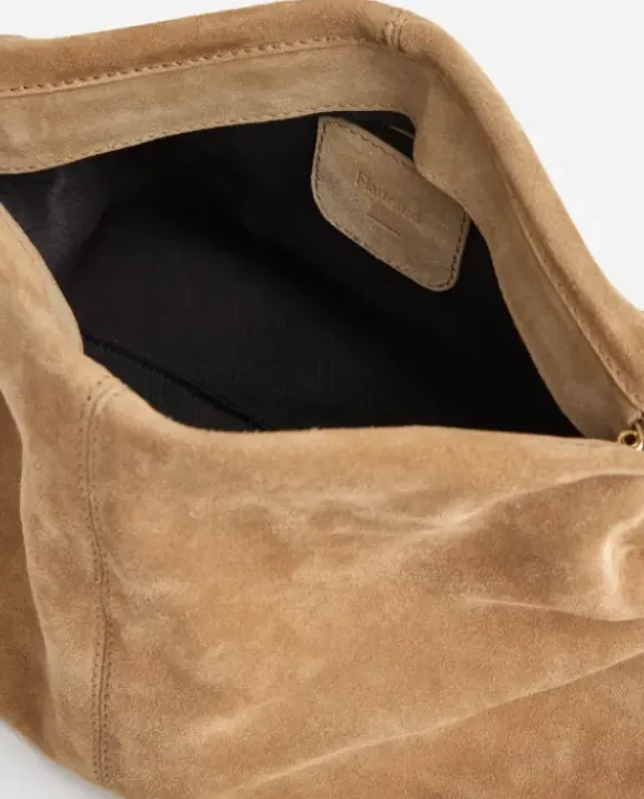 Flattered - Clay Clutch mokkanahkaa, sand