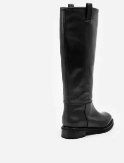 Flattered - Frances saappaat nahkaa, musta