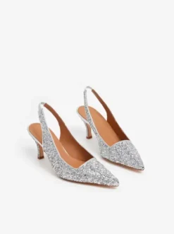 Flattered - Franchesca Glitter Textile Silver