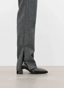 Flattered - Gill nilkkurit nahkaa, musta