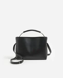 Flattered - Hedda midi handbag, black