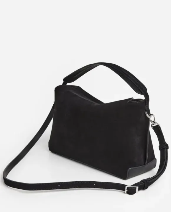 Flattered - Helia handbag, suede black