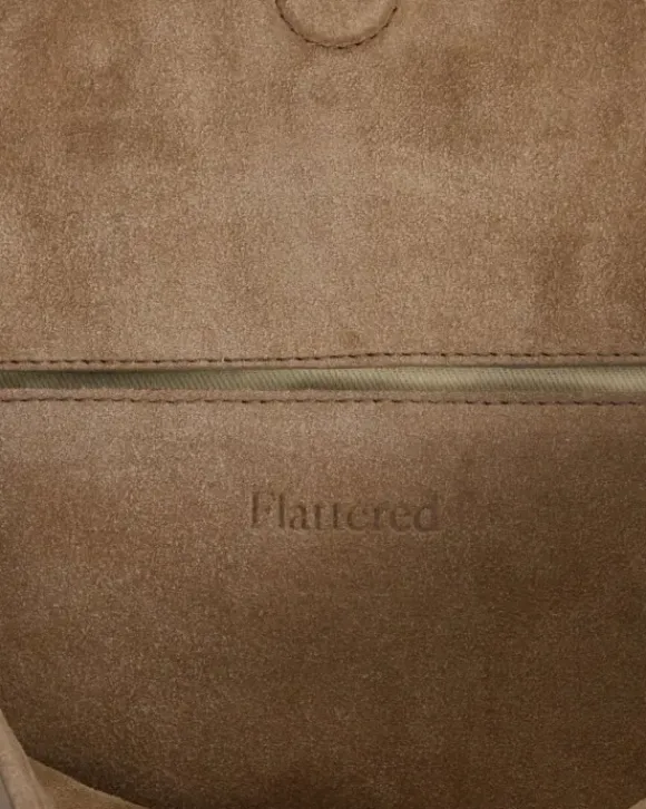 Flattered - Hera handbag, suede sand