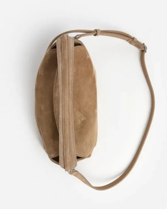 Flattered - Hera handbag, suede sand