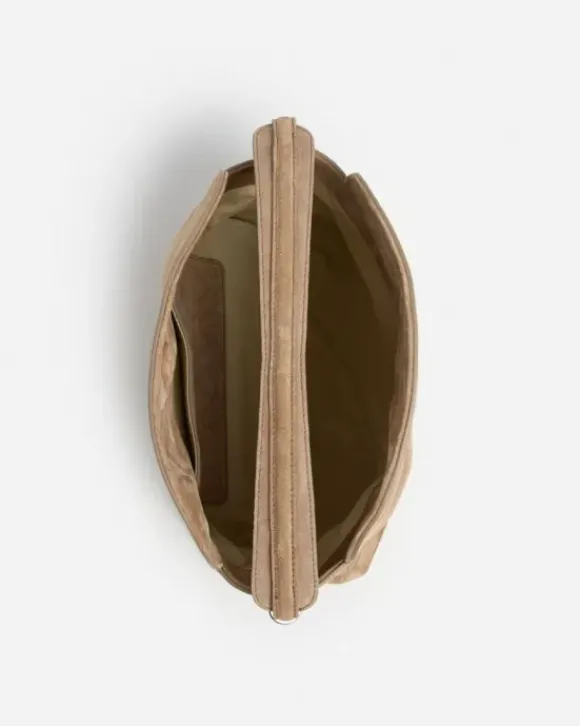 Flattered - Hera handbag, suede sand