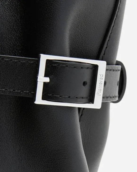 Flattered - Lesley tote bag, leather black