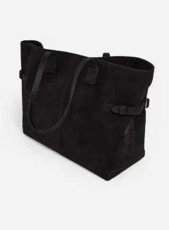 Flattered - Lesley tote bag, suede black