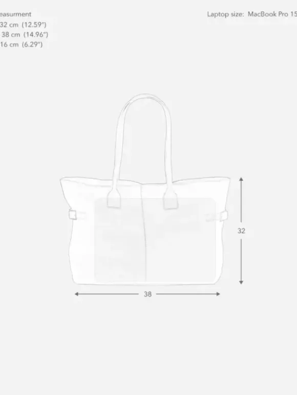 Flattered - Lesley tote bag, suede black