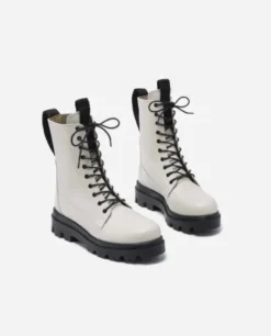 Flattered - Lovi nahkanilkkurit, creme