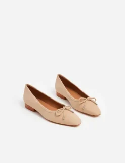 Flattered - Monica ballerinat, sand suede