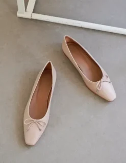 Flattered - Monica ballerinat, beige