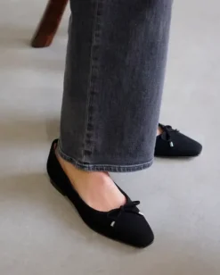 Flattered - Monica ballerinat, musta mokka