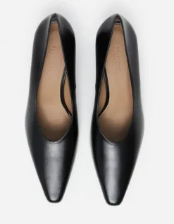 Flattered - Tove korkokengät nahkaa, musta