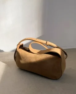 Flattered - Tuna shoulderbag, sand suede