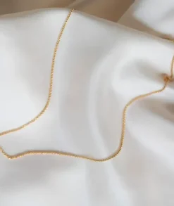 Gauhar - Rolo kaulaketju 45cm, kulta