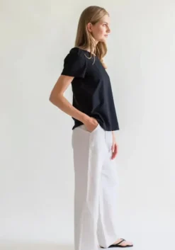 Gauhar - t-paita puff hihat musta