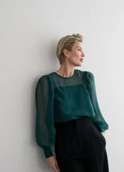 Gauhar - Tyllipusero, bottle green