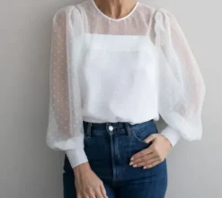 Gauhar - Tyllipusero, valkoinen