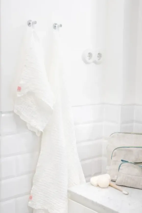 Gauhar - vohvelipyyhe, valkoinen