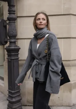 Gauhar - Wool kietaisutakki, grey