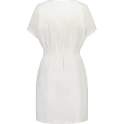 Gauhar -V-neck Dress, white