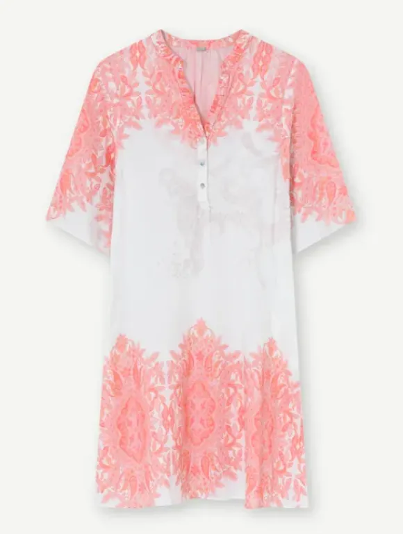 Gustav - Costa mekko, white print