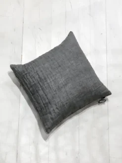 Himla - Hannelin pellavatyynynpäällinen, tummanharmaa