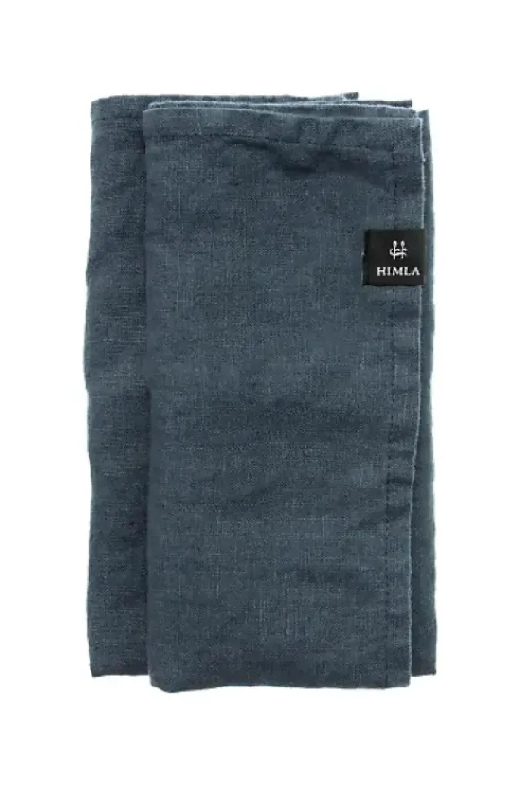 Himla - pellavaservetit, 4kpl tummansininen