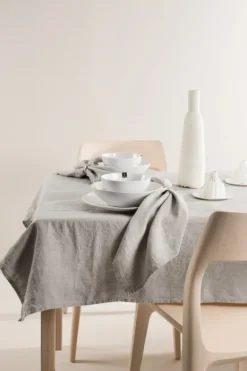 Himla -pellavapöytäliina, tuhka