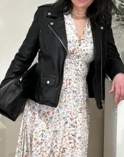 Human Scales - Eva musta lyhyempi nahkatakki