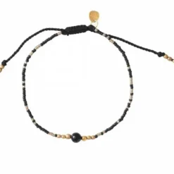 Iris rannekoru Black Onyx, gold