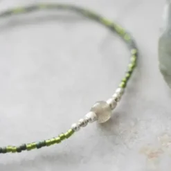 Iris rannekoru Labradorite, silver