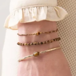 Iris rannekoru Tiger Eye, gold