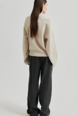 Joline Knit O-Neck, pumice stone