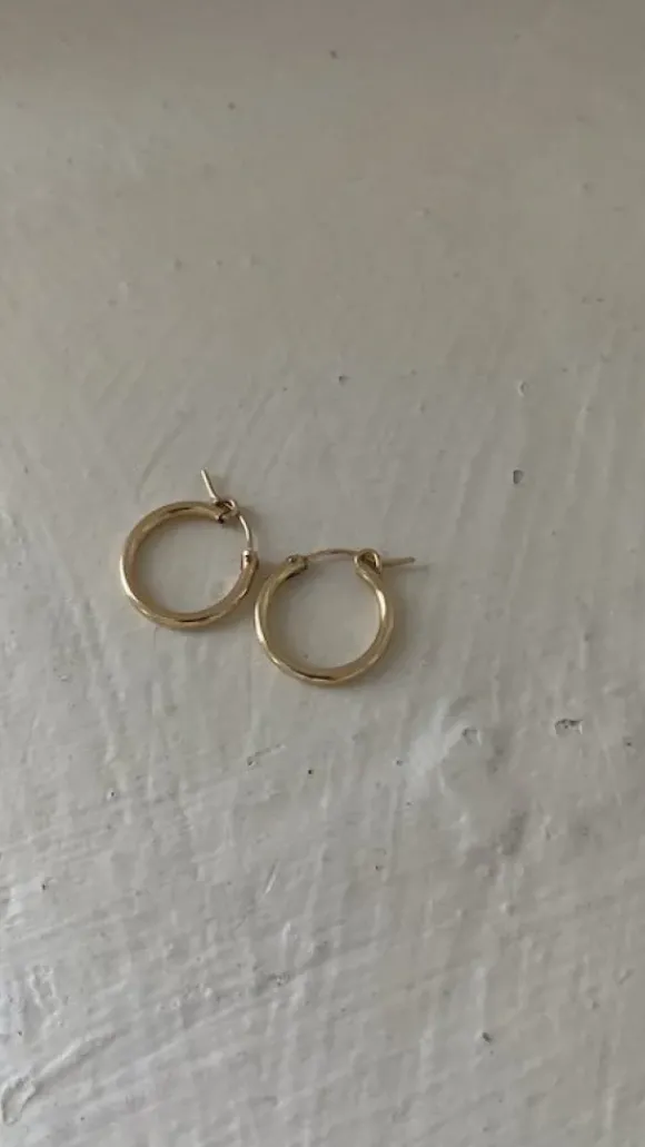 Joyem - Vienna hoops korvakorut M, kulta