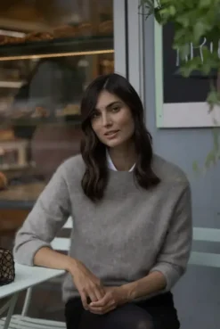 Karlee cashmere neule, greige