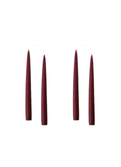 Kruunukynttilä lyhyt 20 cm, light bordeaux